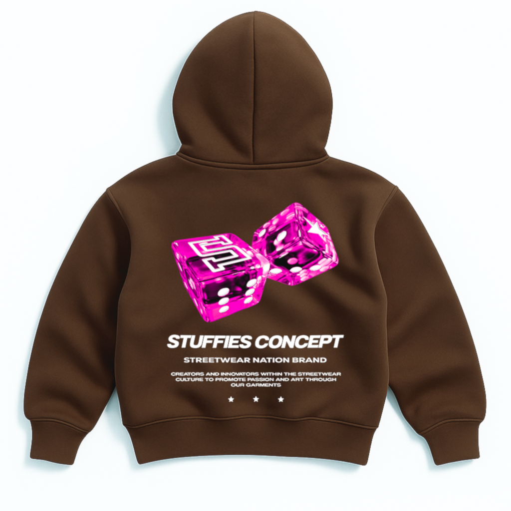 HOODIE BOXIFIT PINK DICE V2