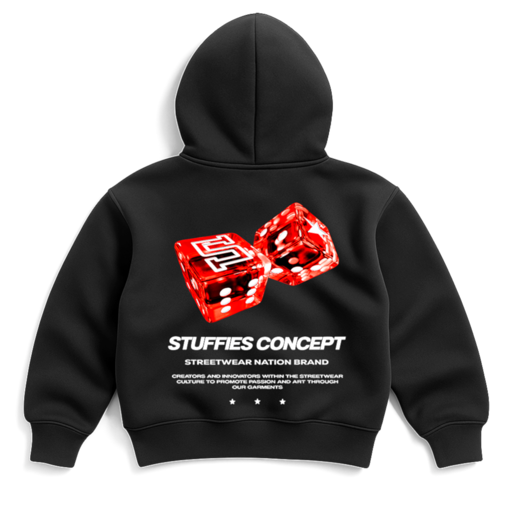 HOODIE BOXIFIT RED DICE V2