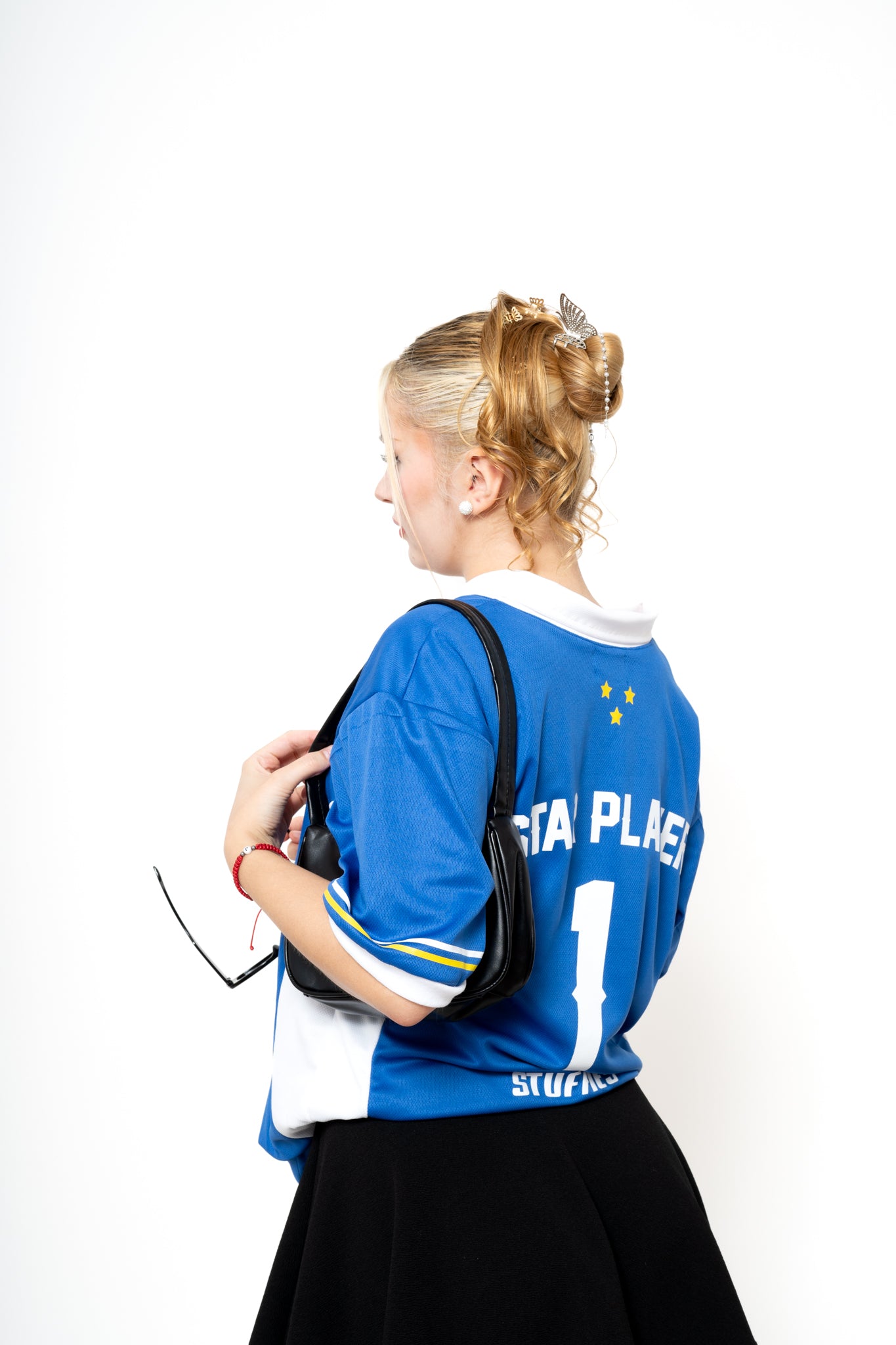 Star Player "Blue Team" Block Core Tee