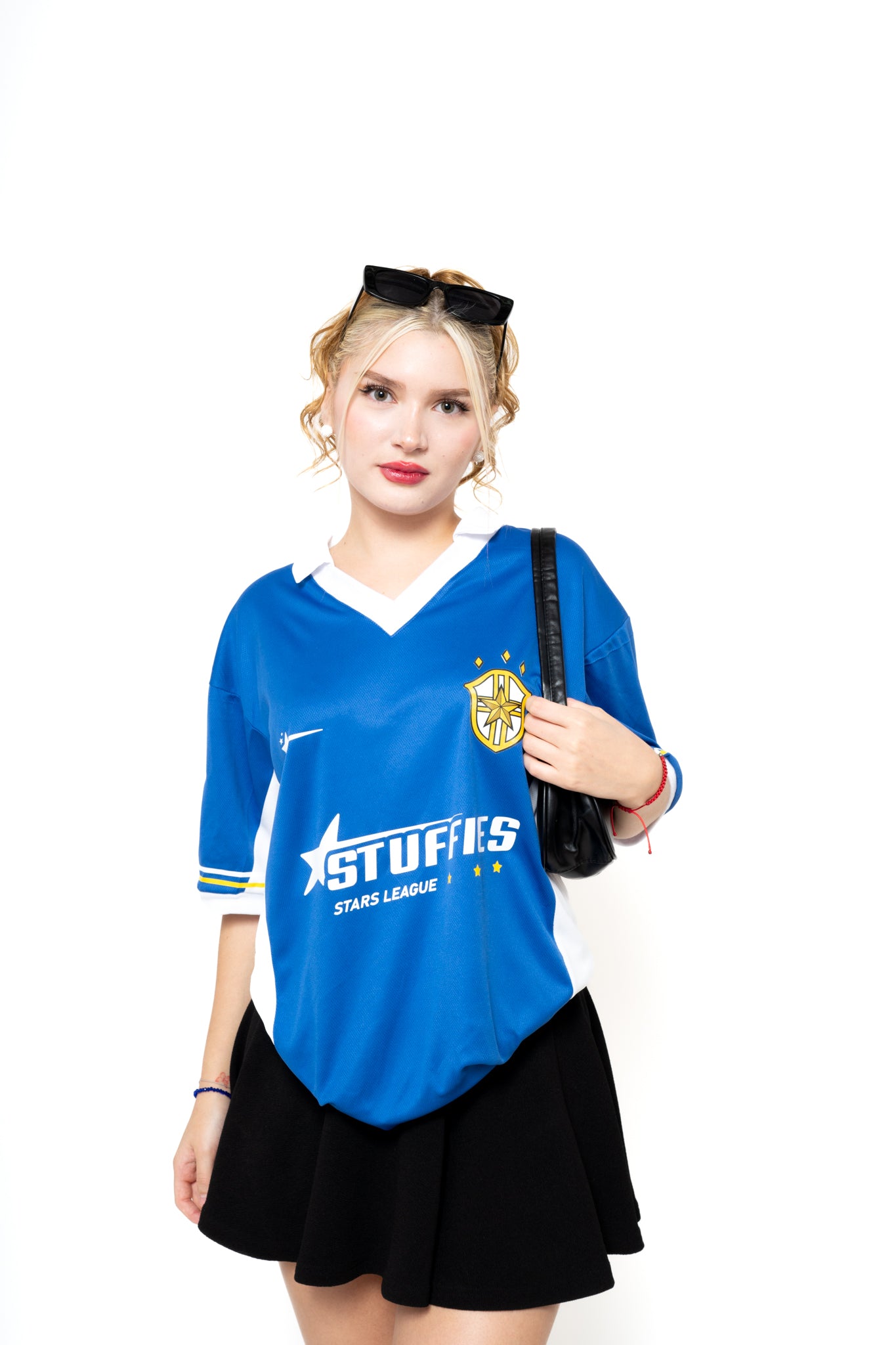 Star Player "Blue Team" Block Core Tee
