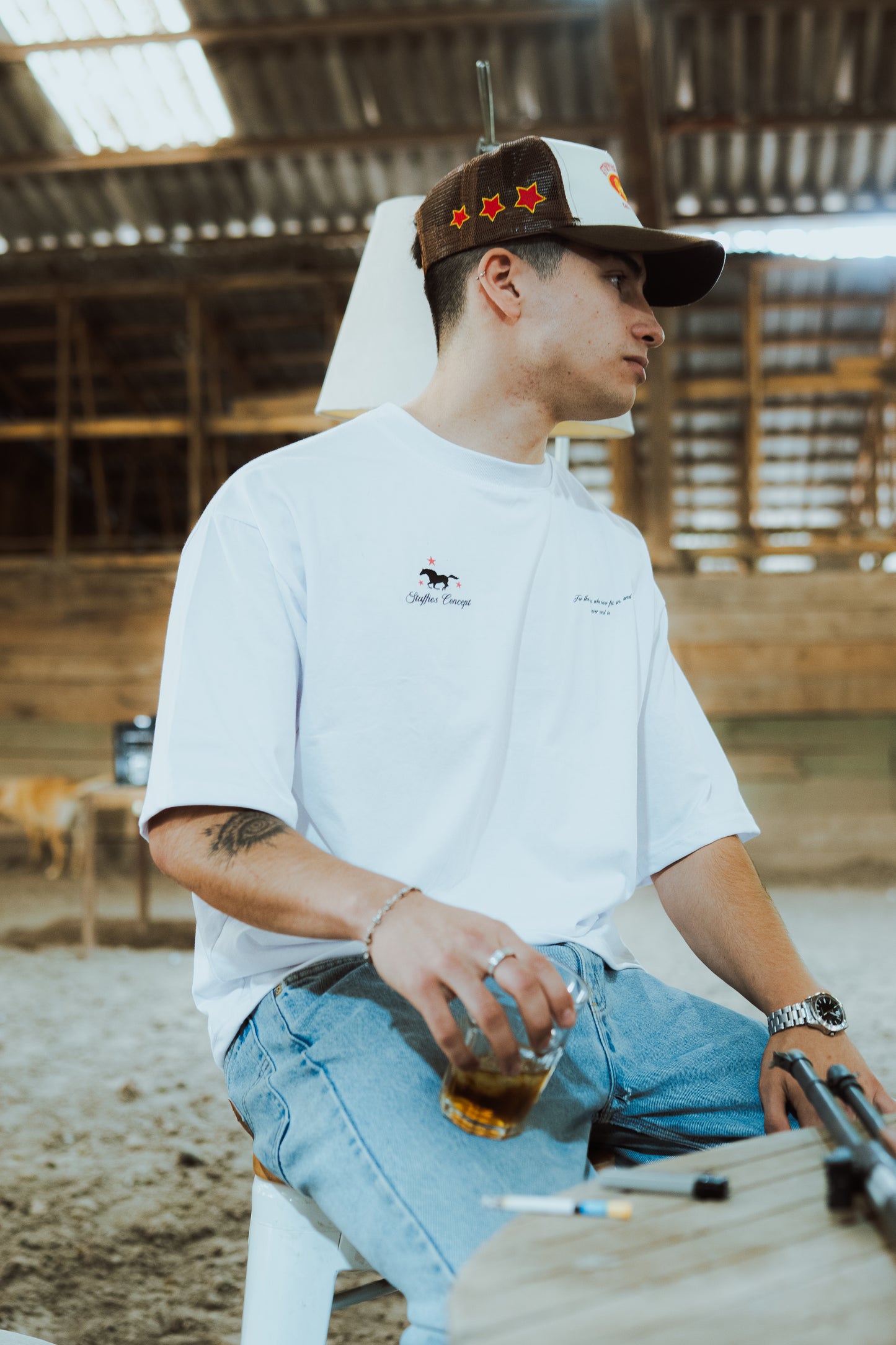Rodeo Time White Tee
