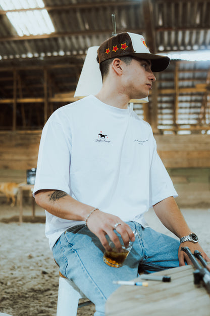 Rodeo Time White Tee