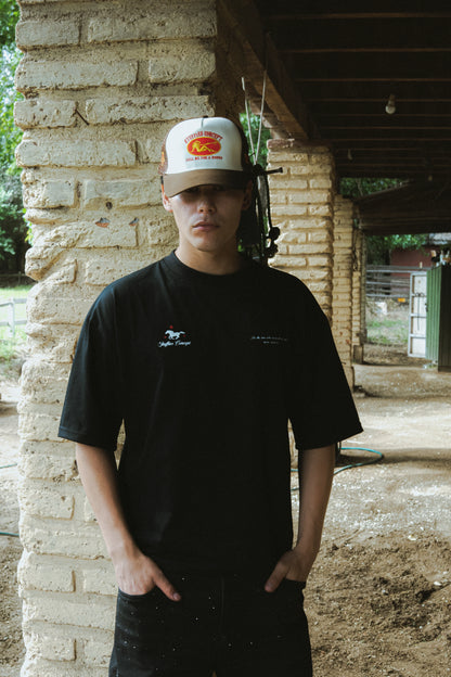 Rodeo Time Black Tee